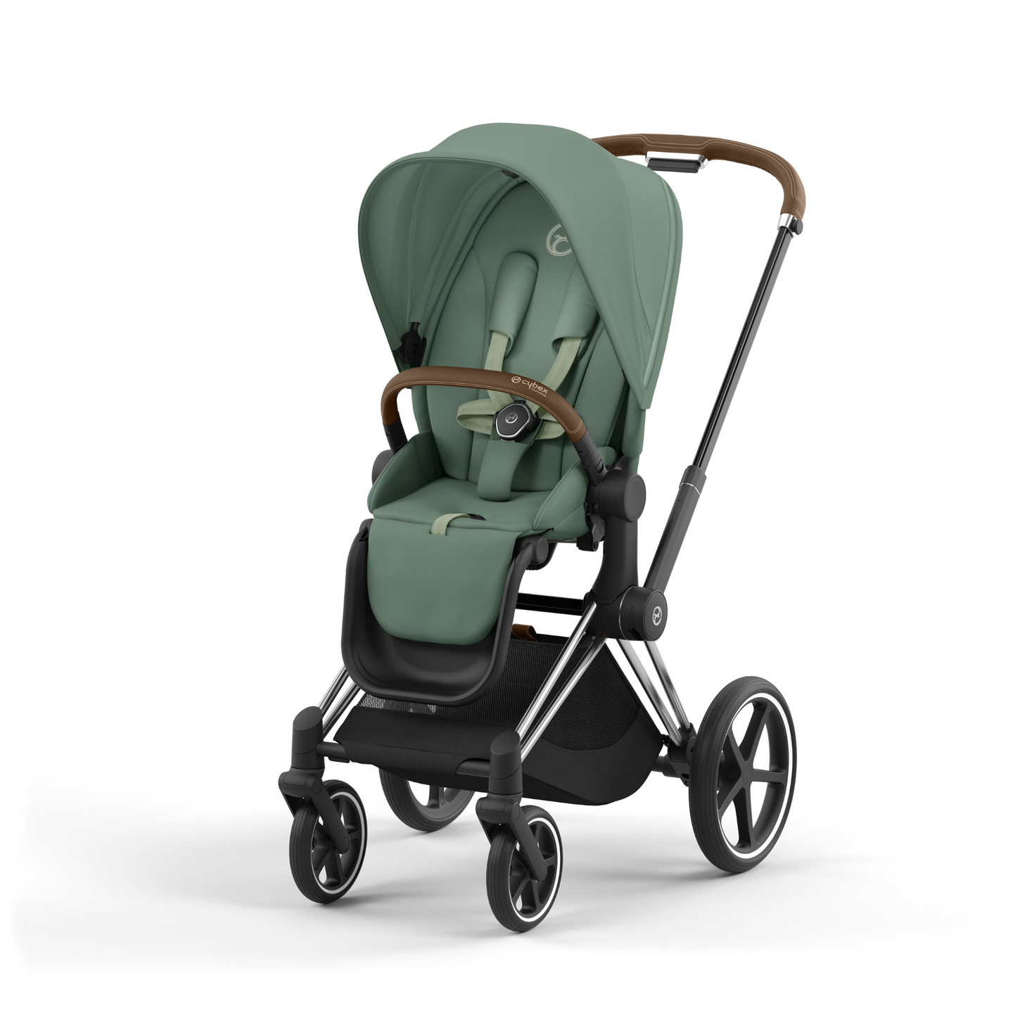 Cybex - Priam Chrome Brown Frame with Seat Pack